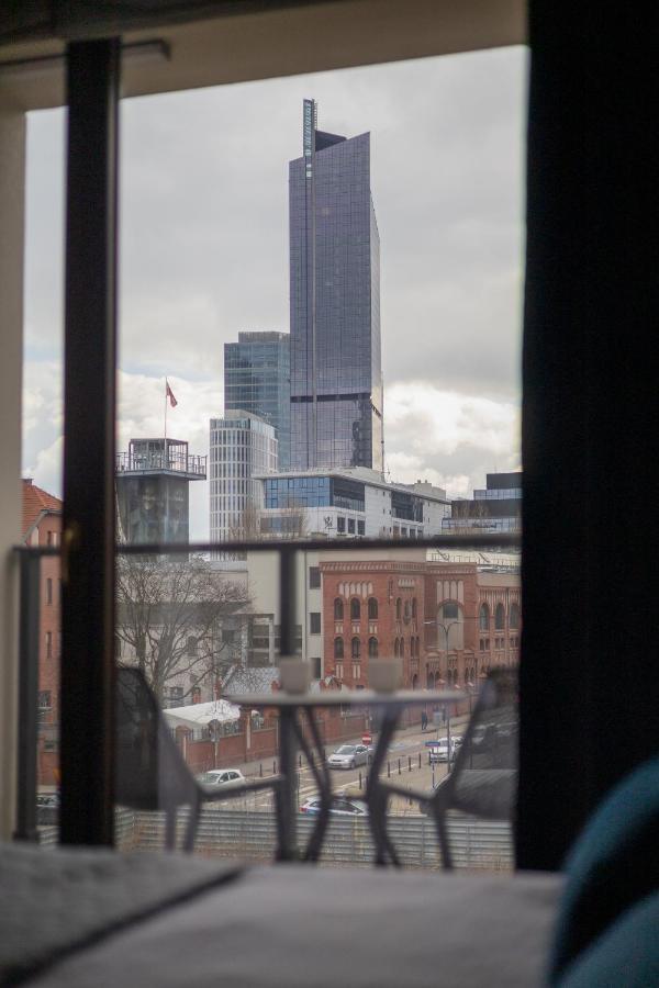 Warsaw Spire Stylish Apartament Eksteriør billede